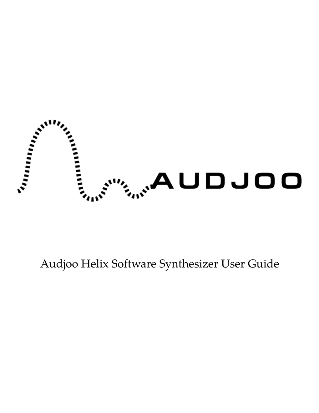 Audjoo Helix Software Synthesizer User Guide