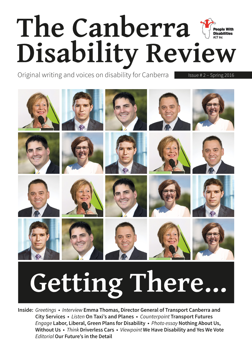 Original Writing and Voices on Disability for Canberra Issue # 2 – Spring 2016