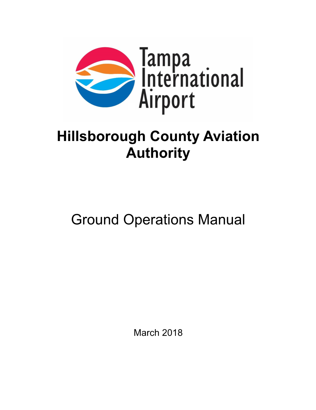 Hillsborough County Aviation Authority Ground Operations Manual