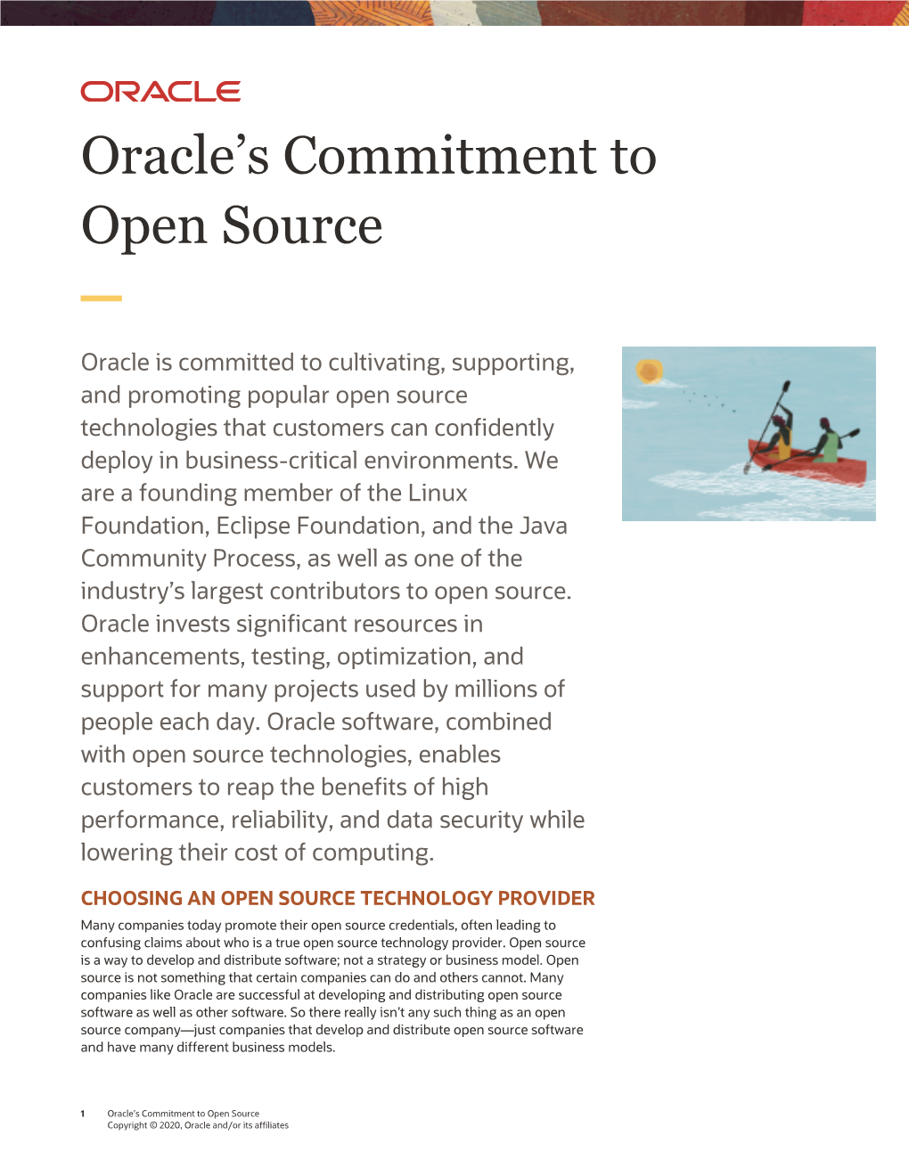 Oracle's Commitment to Open Source