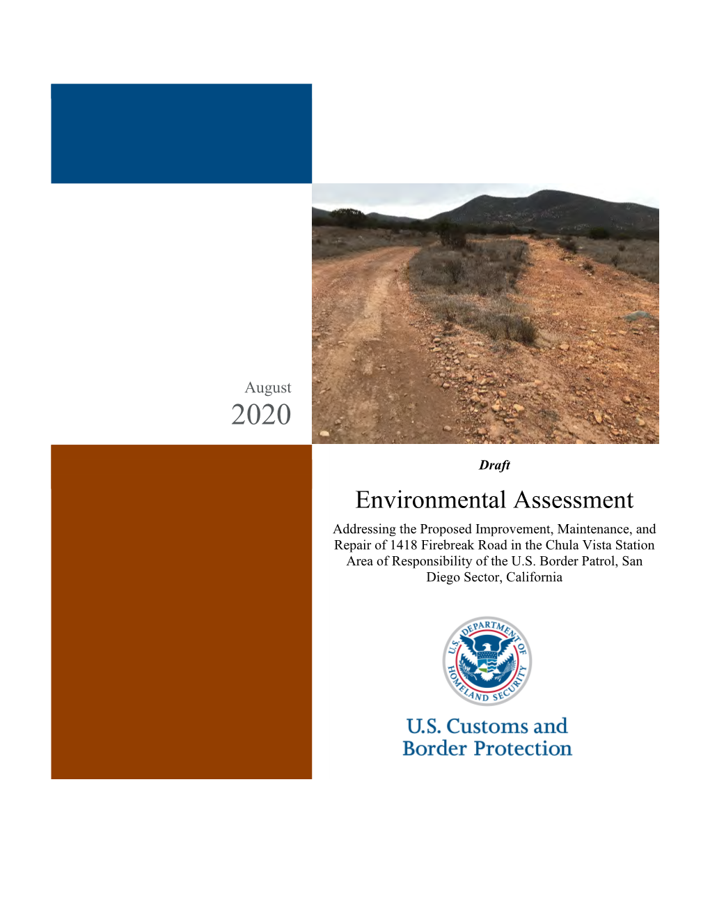 Draft Environmental Assessment for the Proposed Improvement