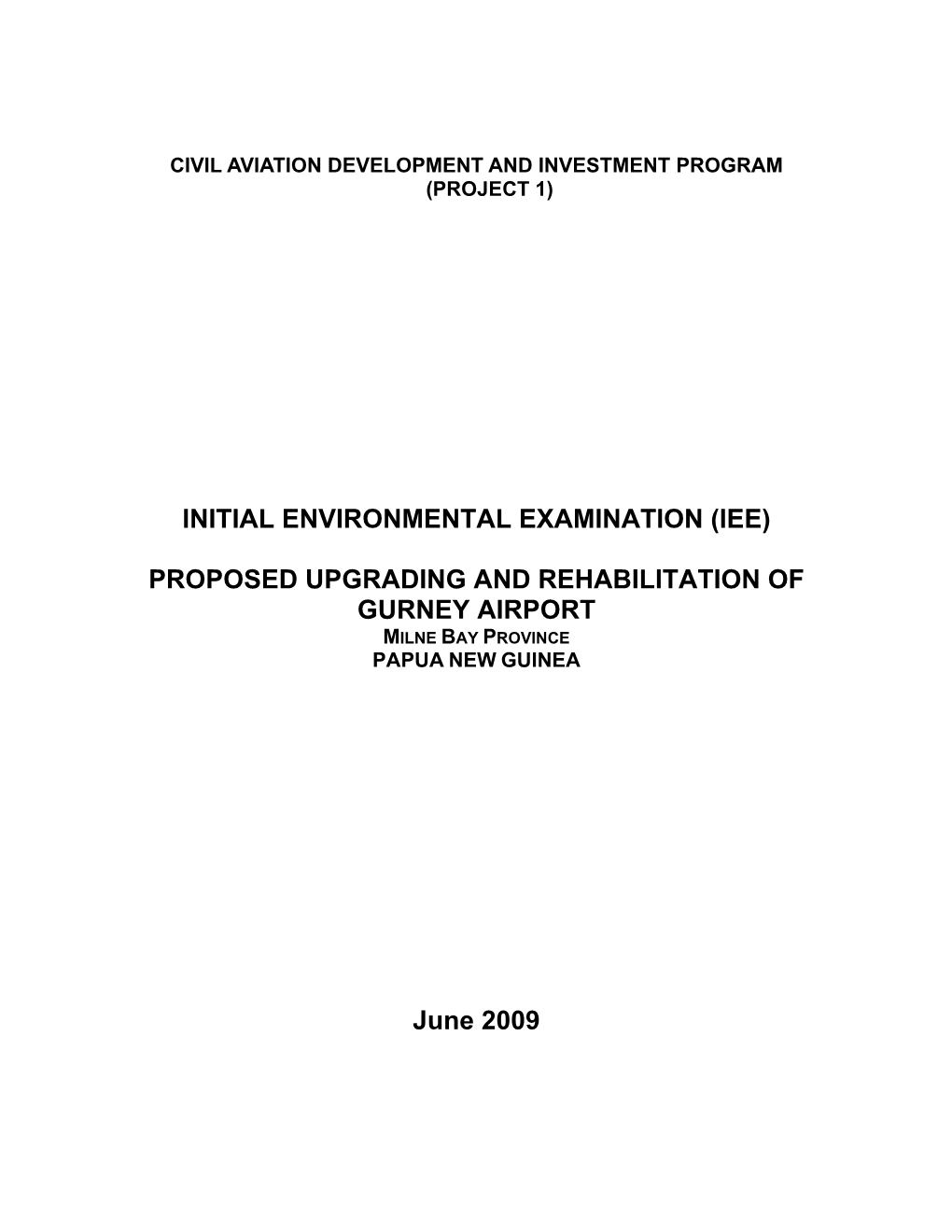 Civil Aviation Development Investment Program