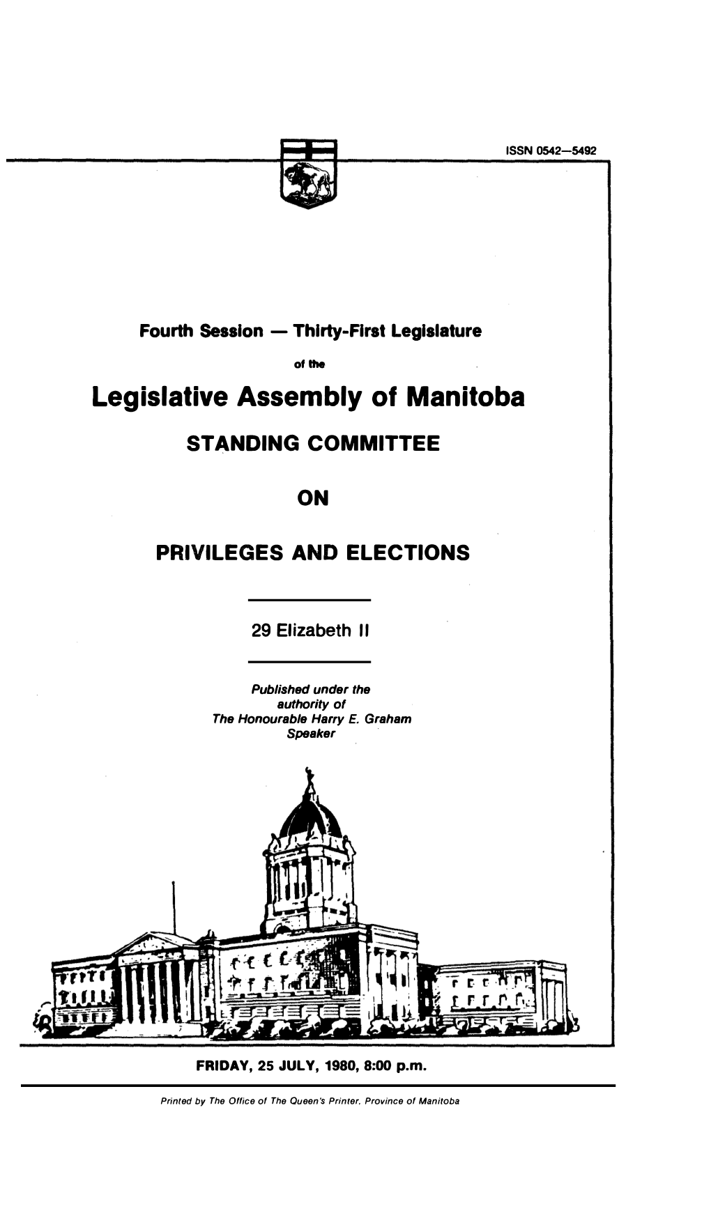 Legislative Assembly of Manitoba