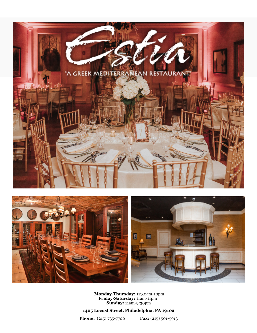 Estia Banquet Packet