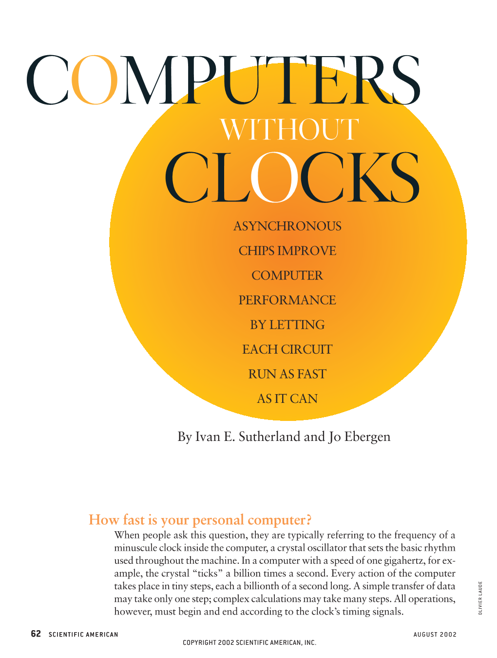 Computers Without Clocks