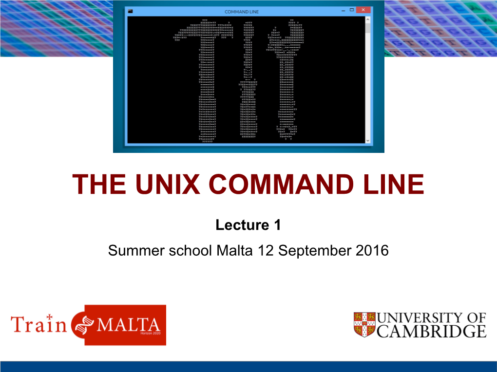 The Unix and GNU/Linux Command Line