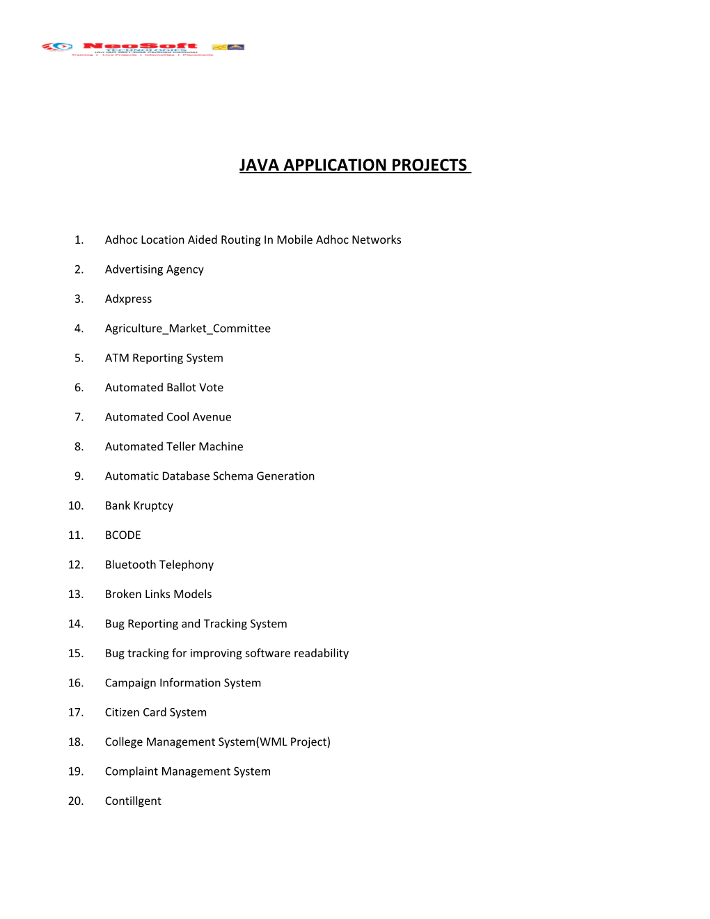 1. Adhoc Location Aided Routing in Mobile Adhoc Networks