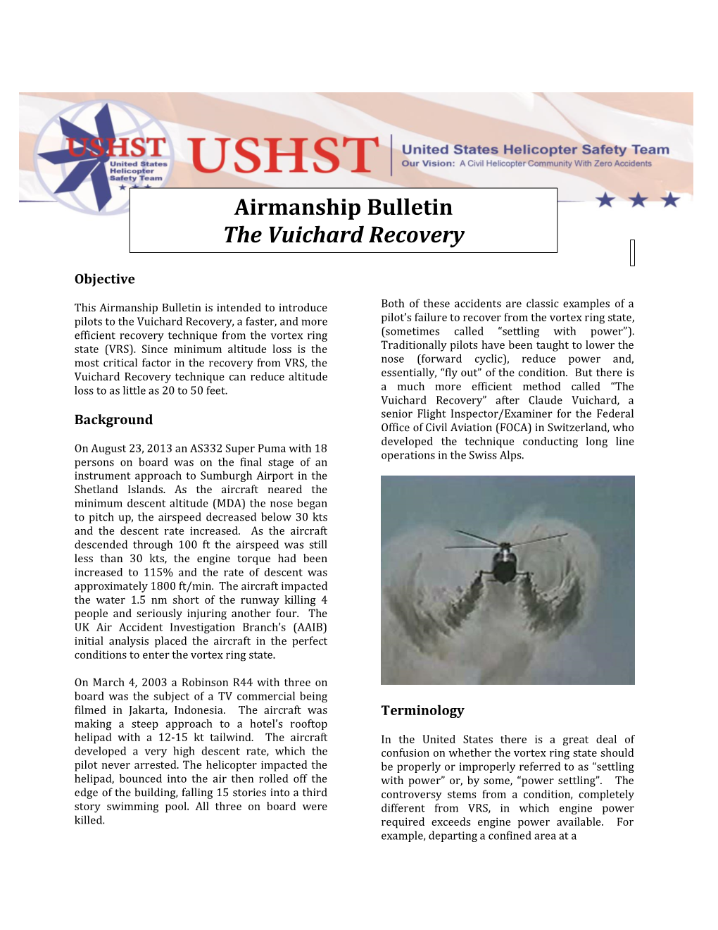 Airmanship Bulletin the Vuichard Recovery