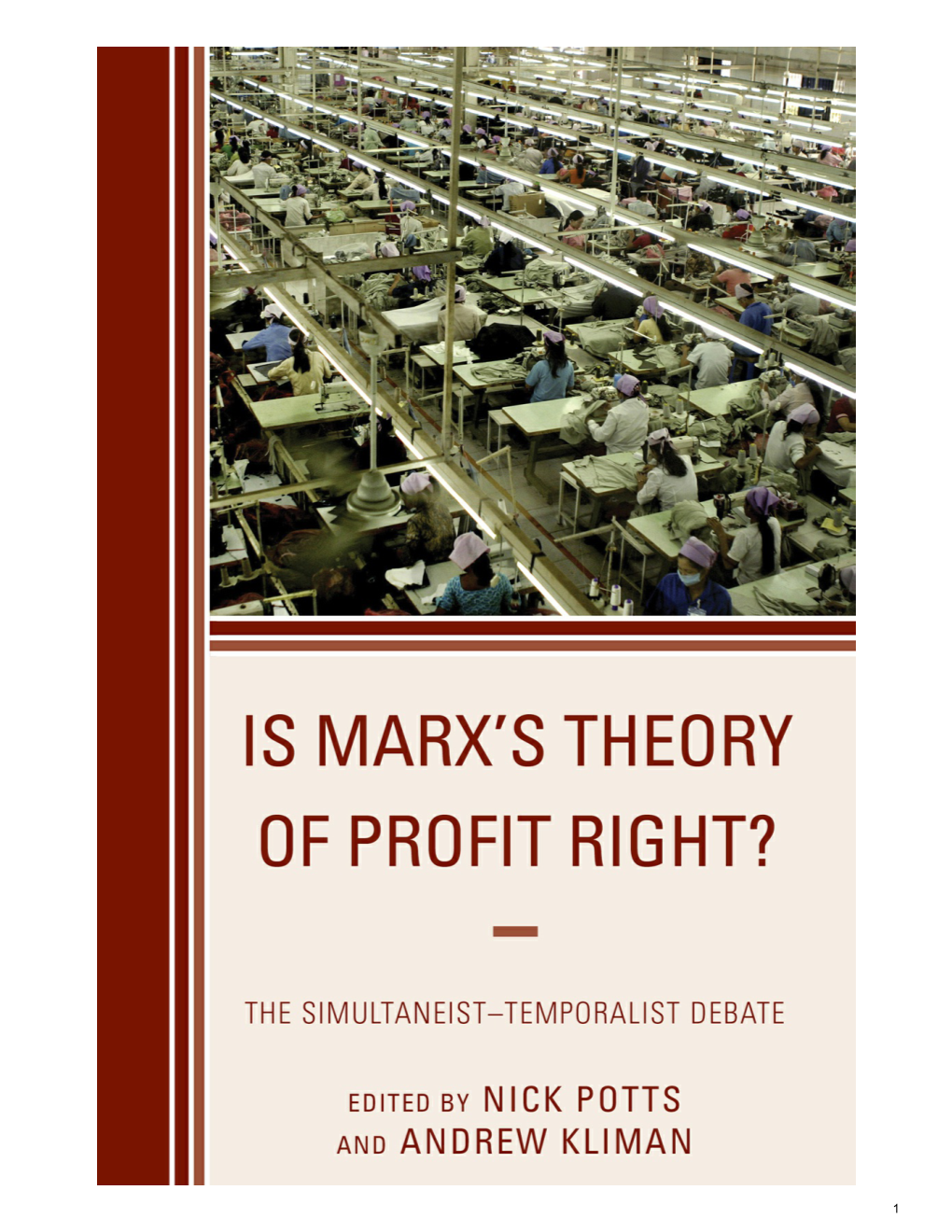 Is Marx's Theory of Profit Right?