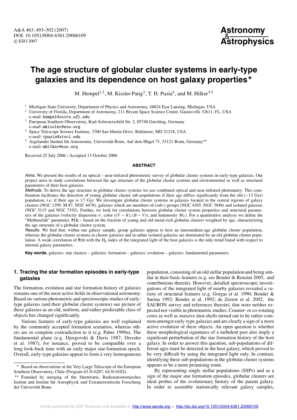 Astronomy Astrophysics