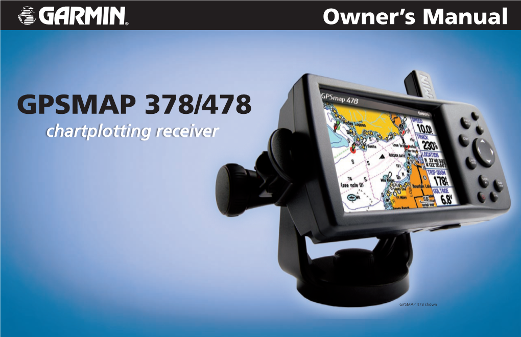 GPSMAP 378/478 Owner's Manual