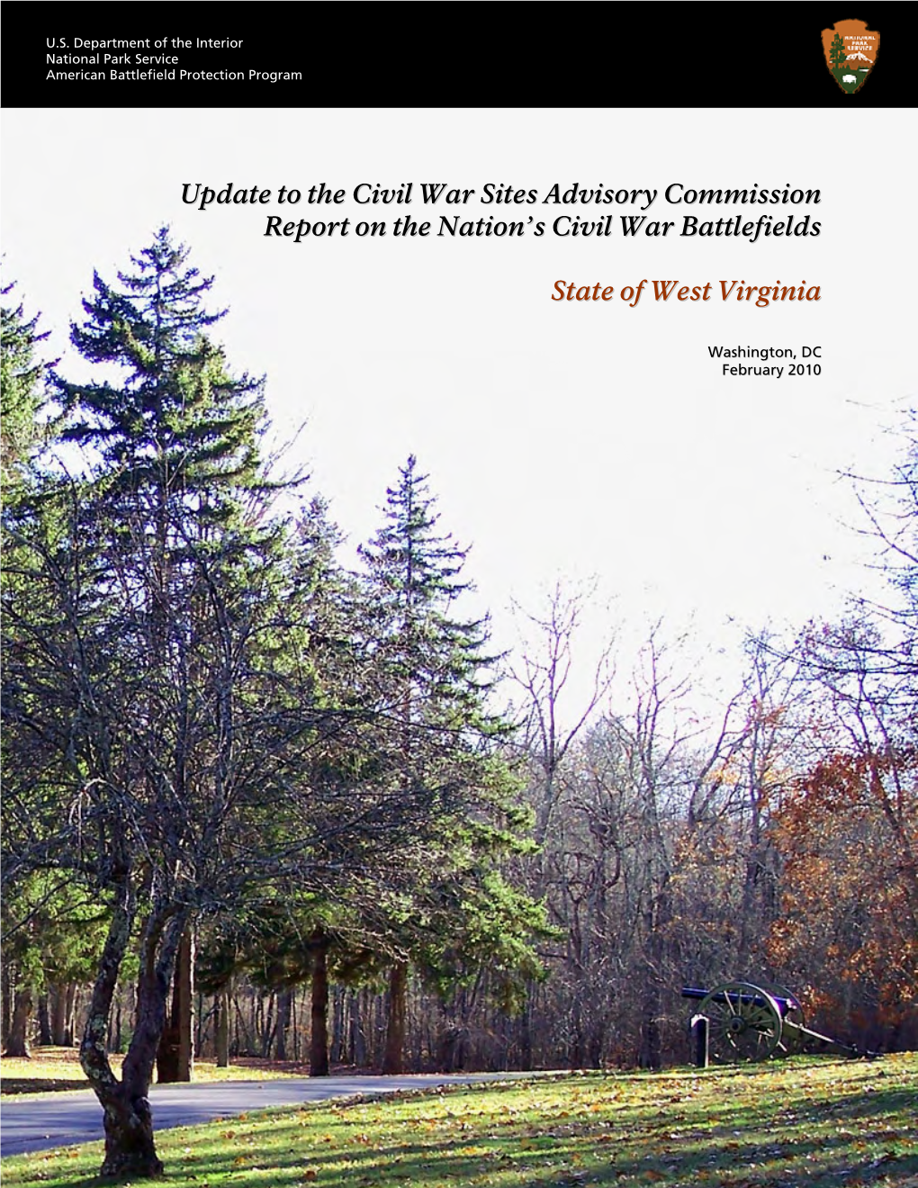 Update to the Civil War Sites Advisory Commission Report on the Nation’S Civil War Battlefields