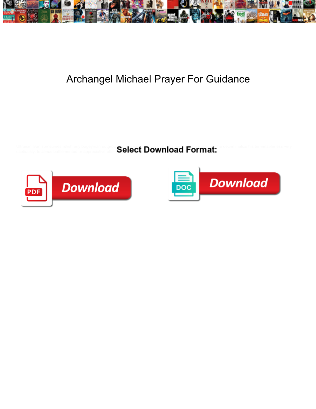 Archangel Michael Prayer for Guidance