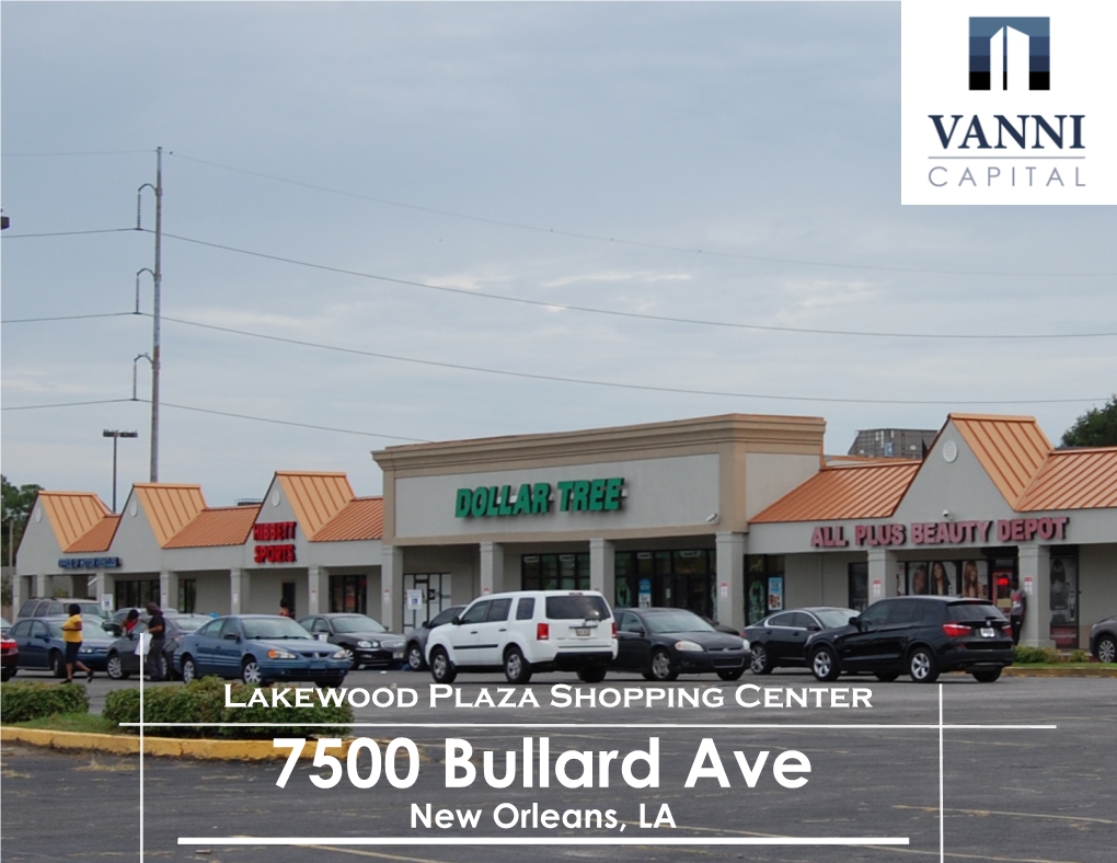 7500 Bullard Ave New Orleans, LA Investment Advisors