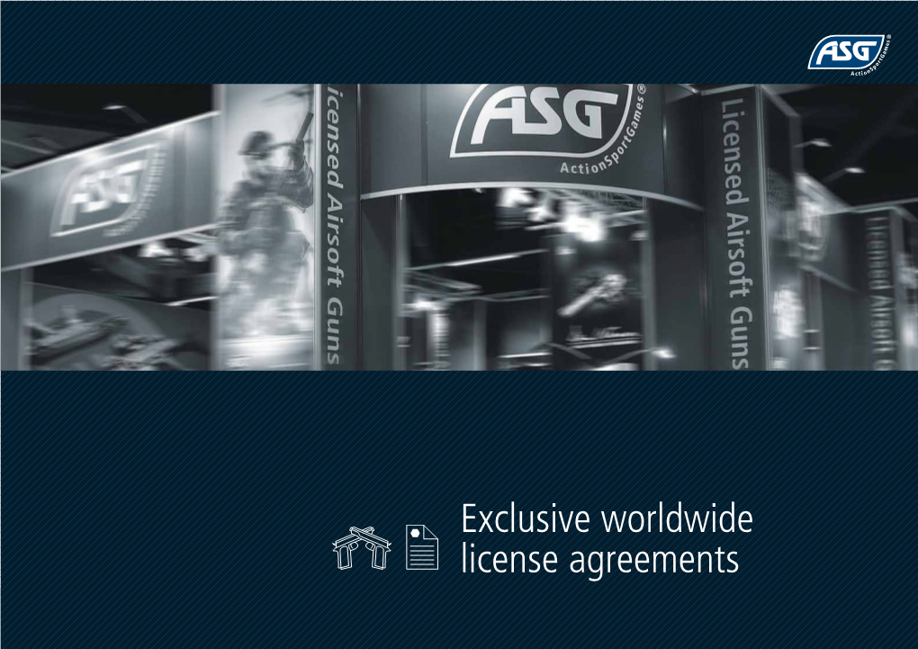 Exclusive Worldwide License Agreements Actionsportgames®