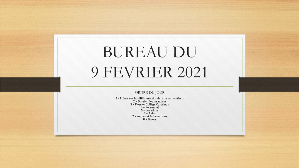 Bureau Du 9-02-2021 Ccptm