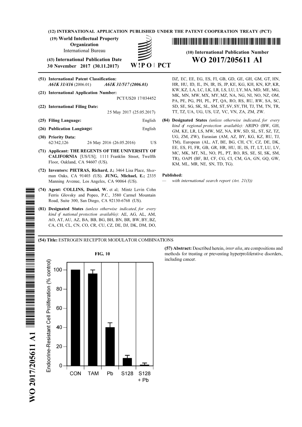 WO 2017/205611 Al 30 November 2017 (30.11.2017) W !P O PCT