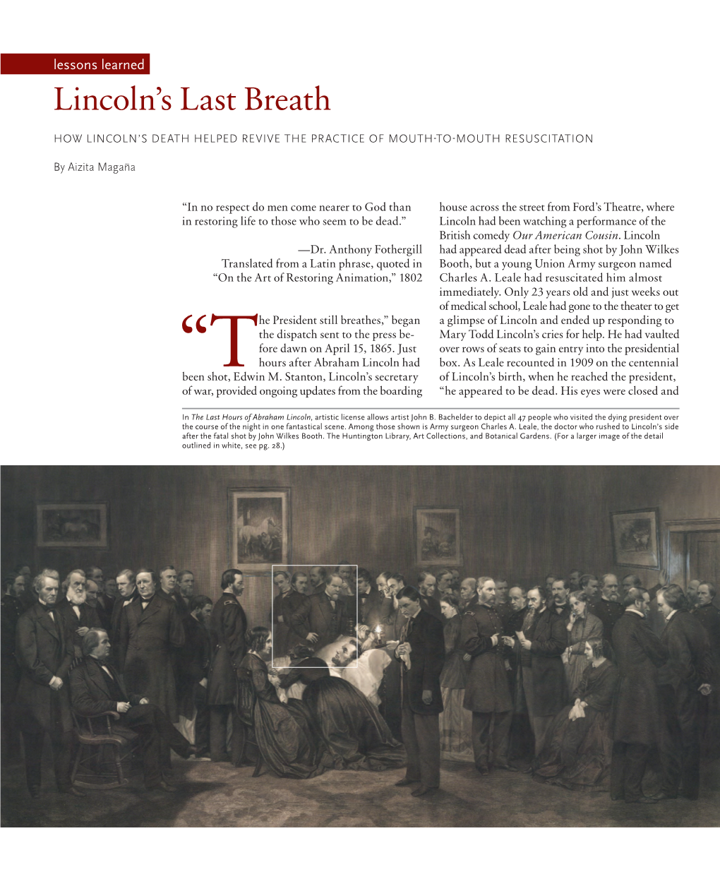 Lincoln's Last Breath