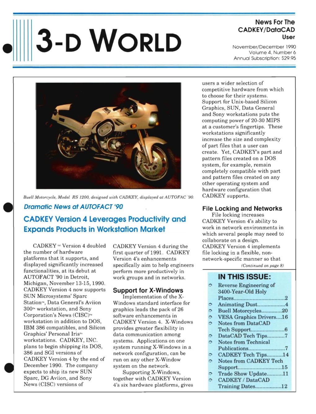 3-D WORLD Volume 4, Number 6 Annual Subscription: $29.95