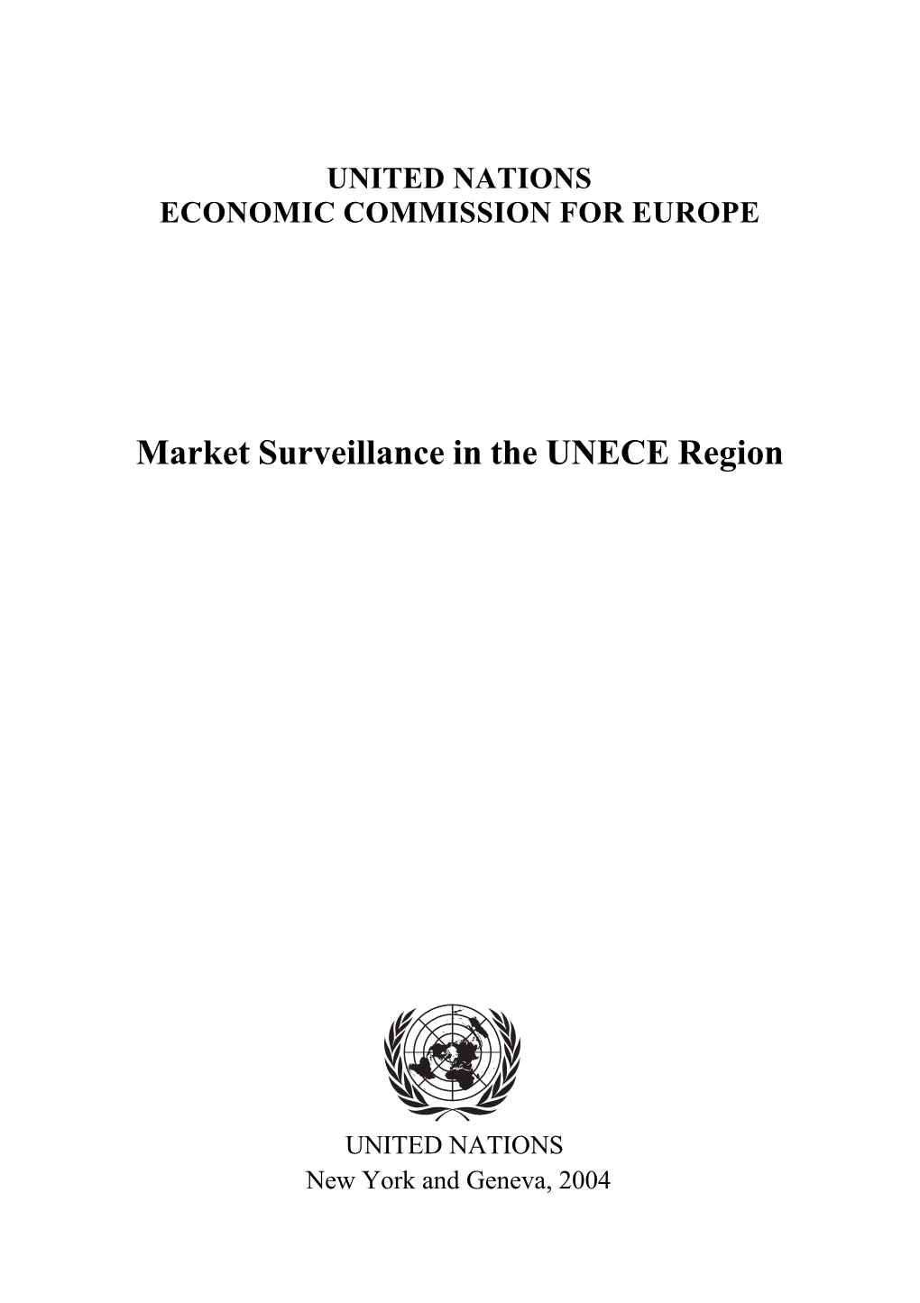 Market Surveillance in the UNECE Region