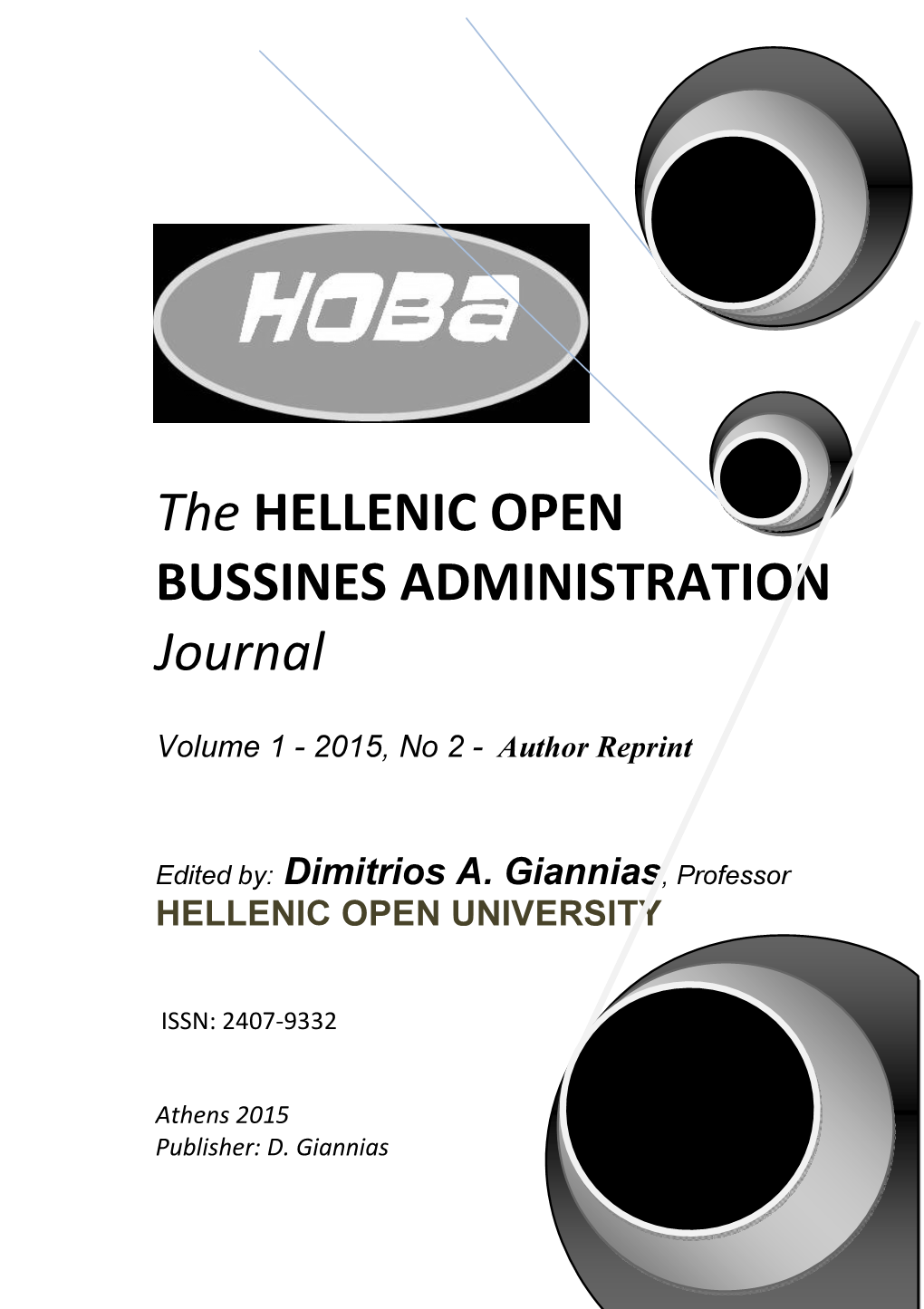 The HELLENIC OPEN BUSSINES ADMINISTRATION Journal