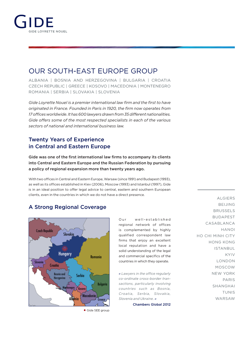 Our South-East Europe Group