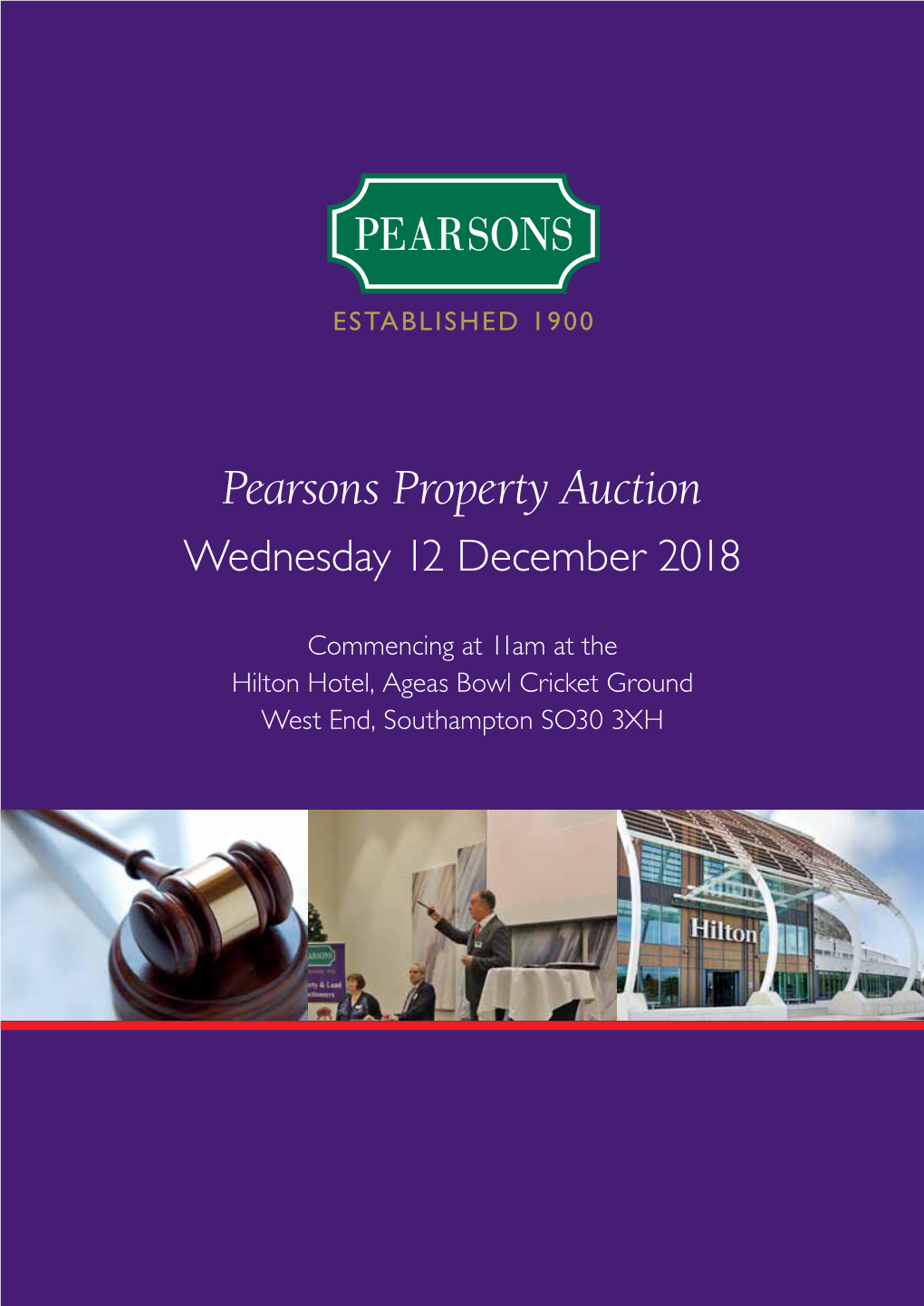 Pearsons Property Auction Wednesday 12 December 2018