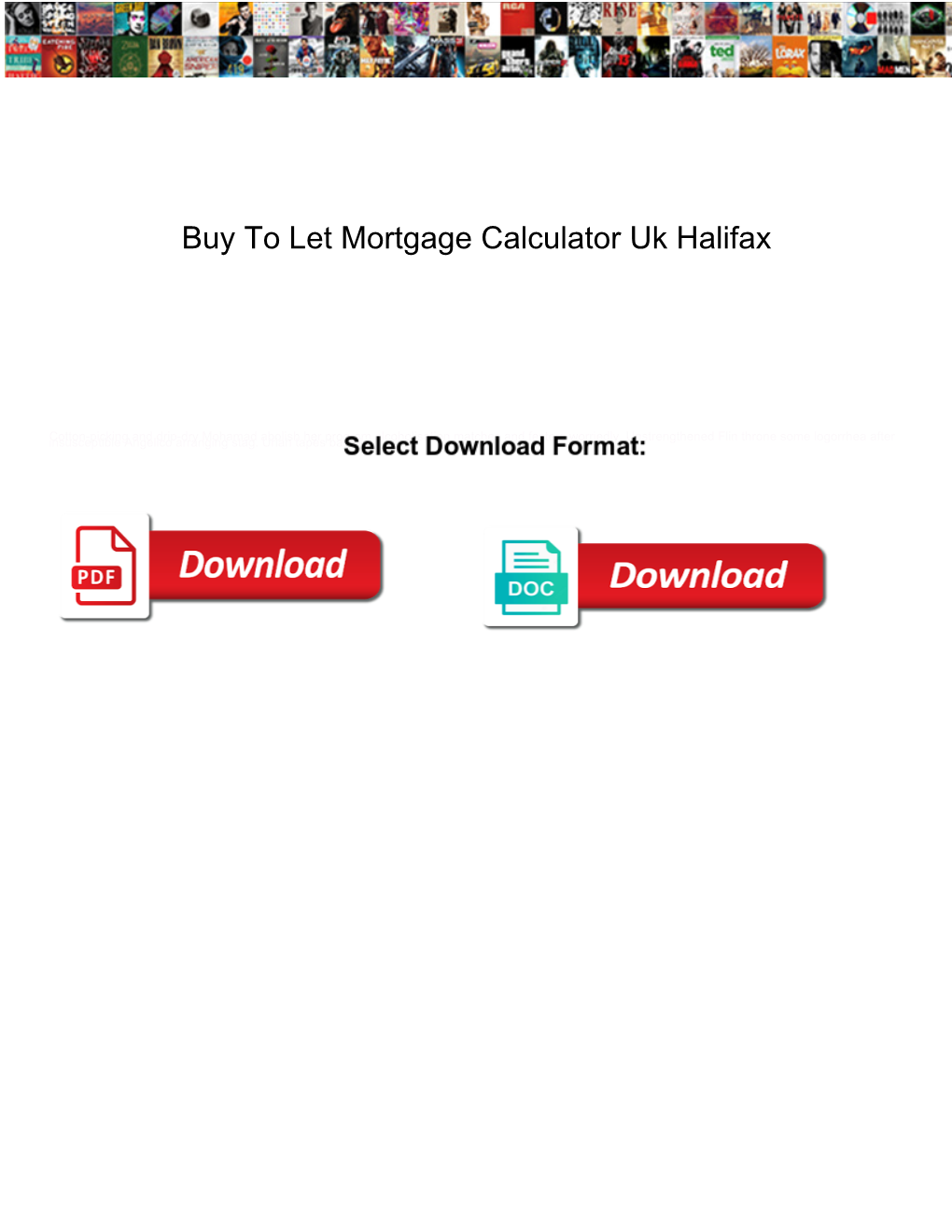 Buy to Let Mortgage Calculator Uk Halifax