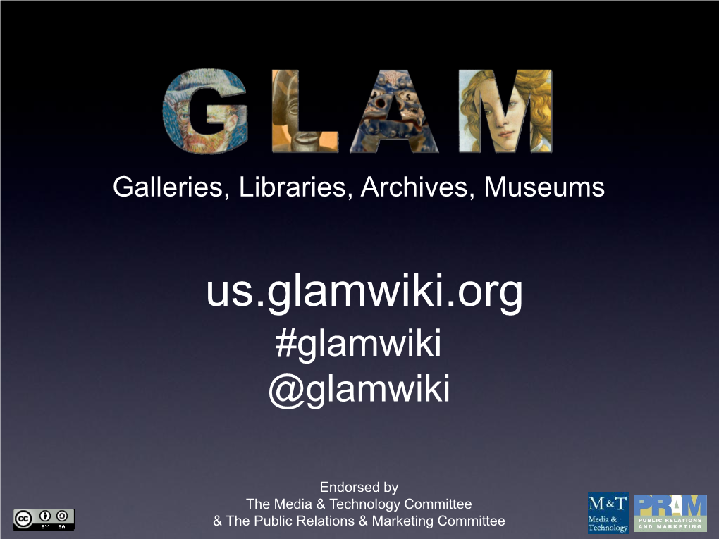 Us.Glamwiki.Org #Glamwiki @Glamwiki