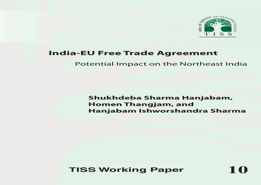 TISS Working Paper India-EU Free Trade Agreement