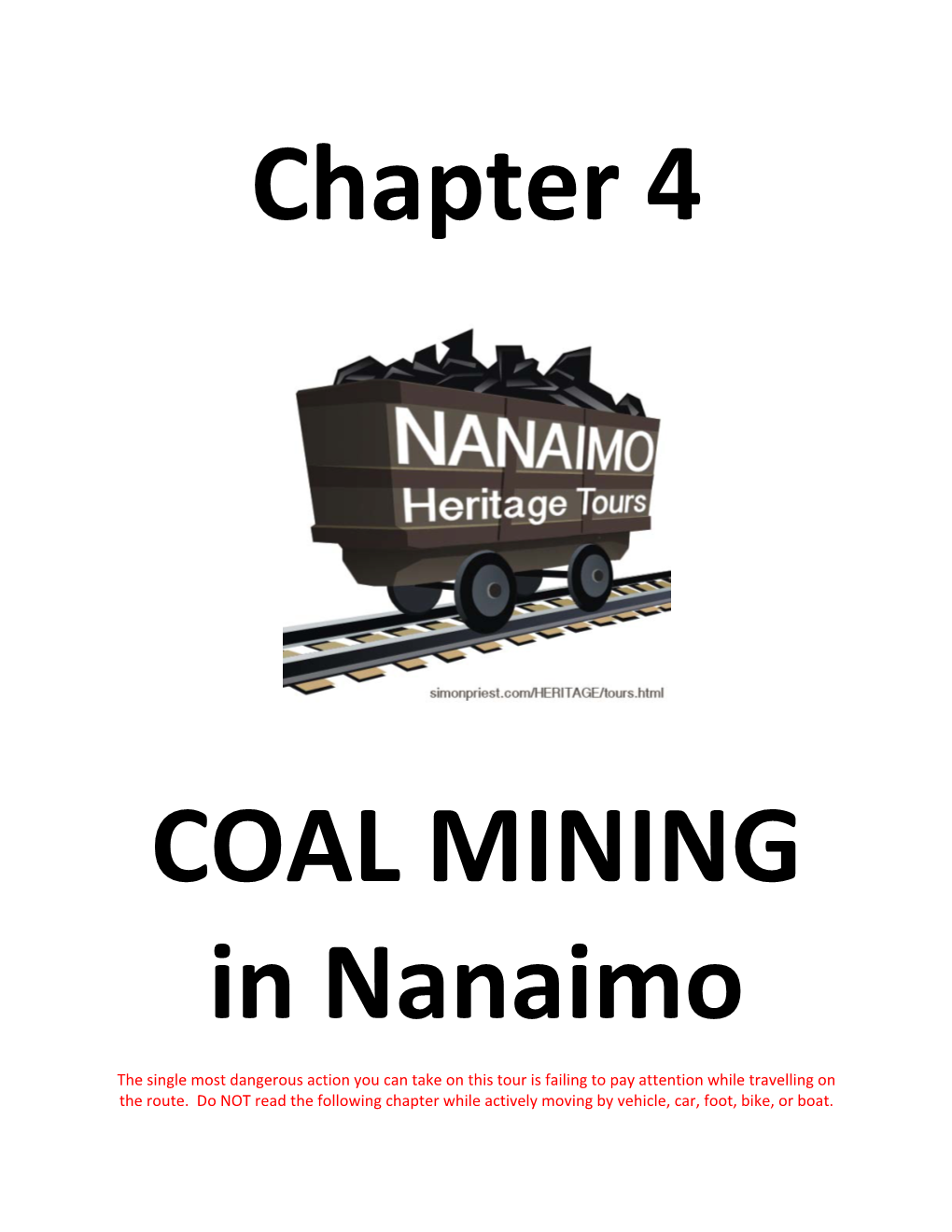 Chapter 4 COAL MINING in Nanaimo