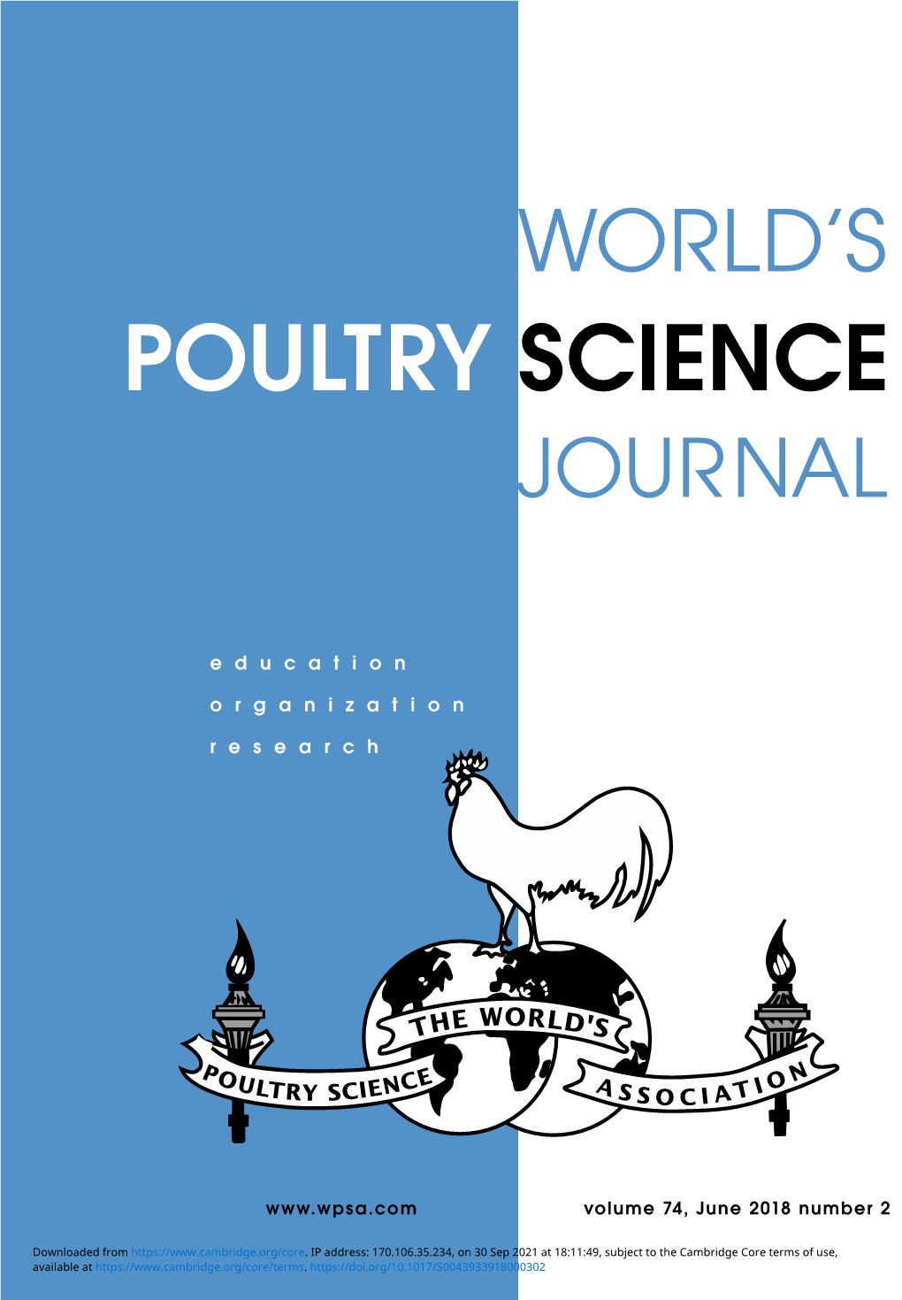 Poultry Science Journal