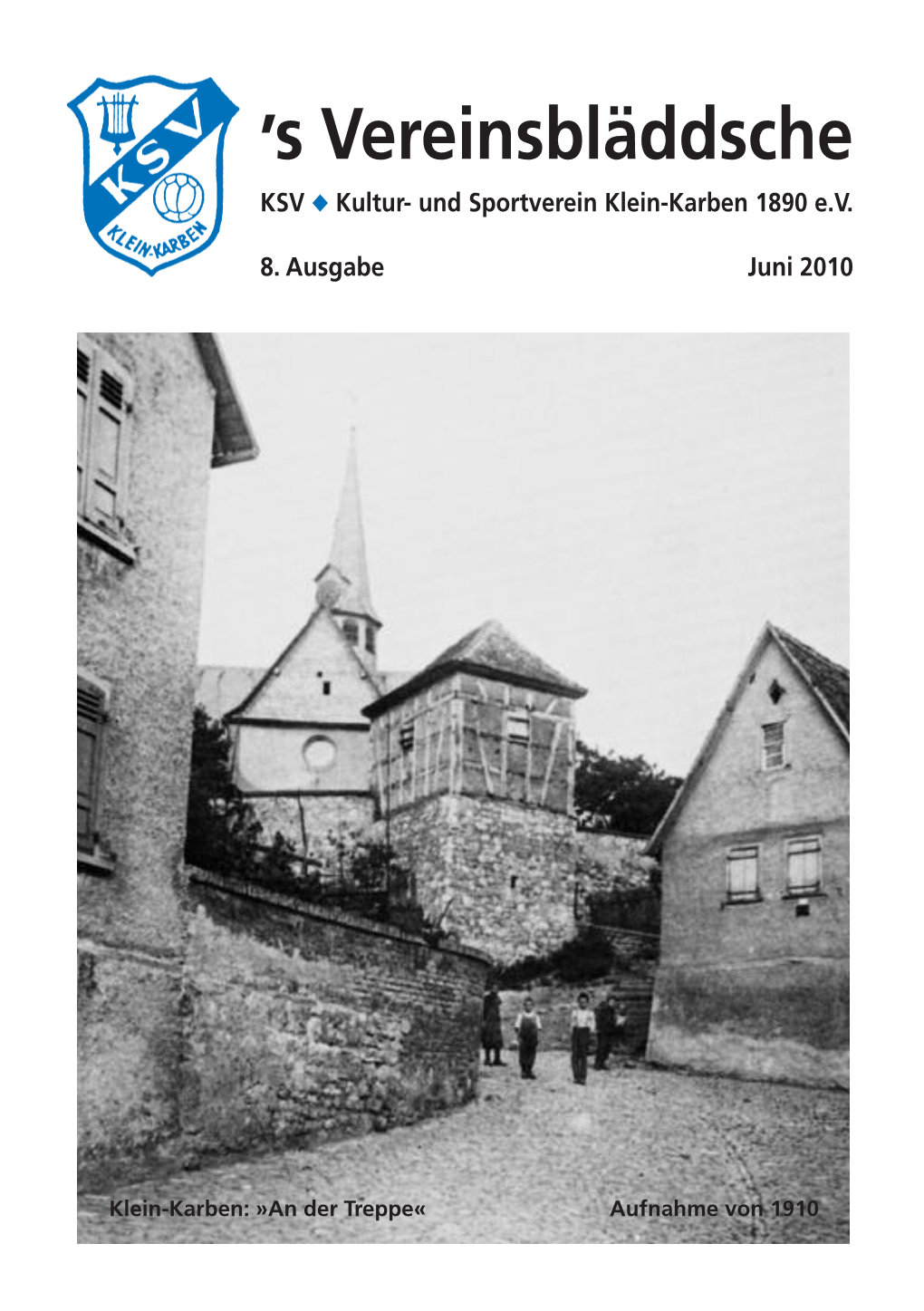 S Vereinsbläddsche KSV N Kultur- Und Sportverein Klein-Karben 1890 E.V