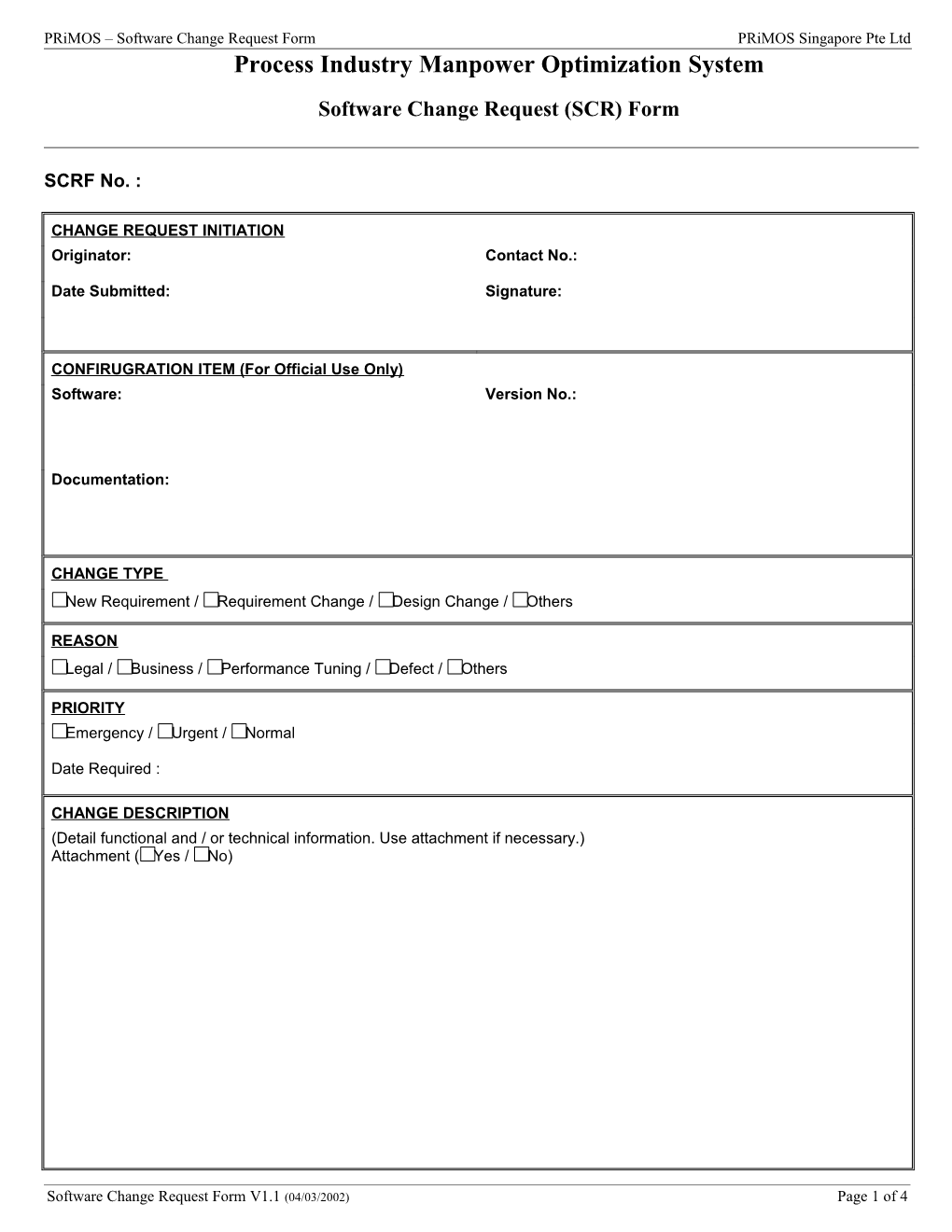 Process Industry Manpower Optimization System