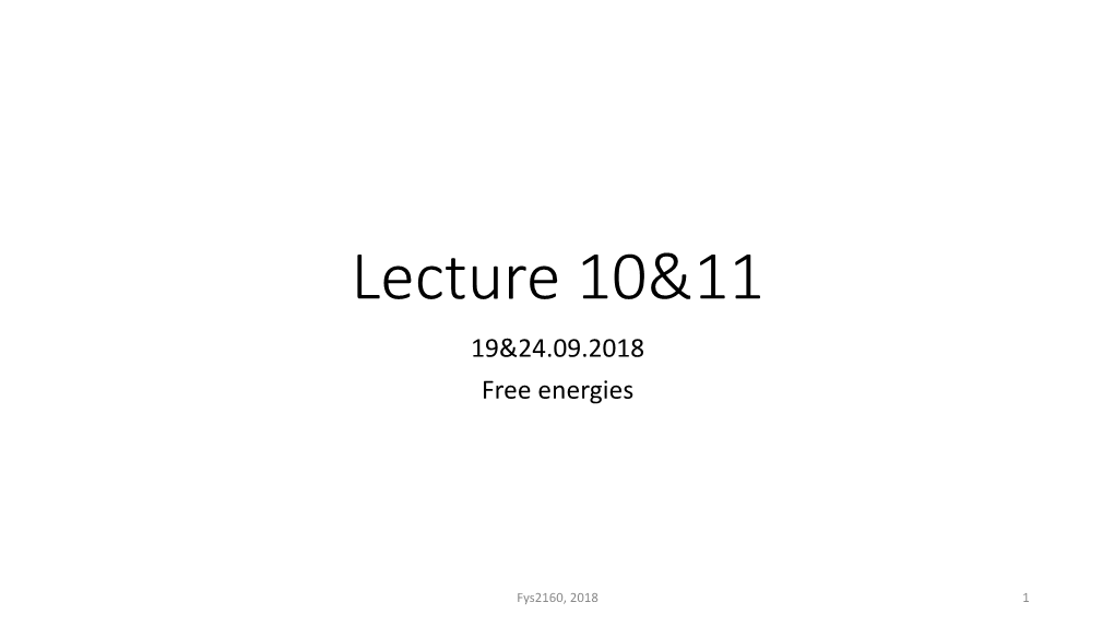 Lecture 10&11