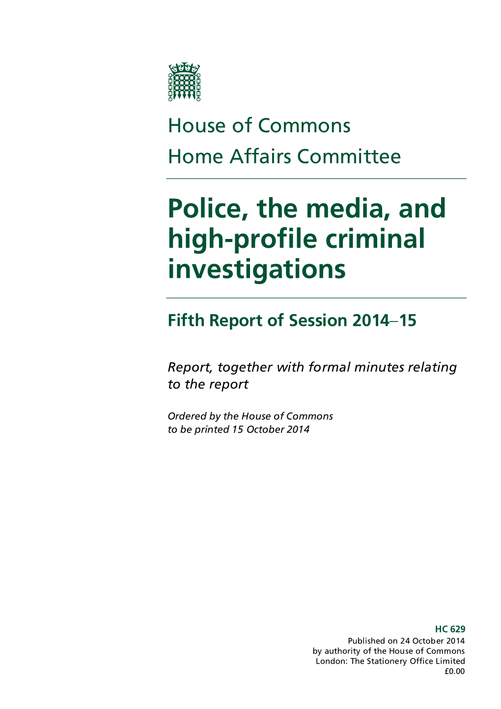 Police, the Media, and High-Profile Criminal Investigations