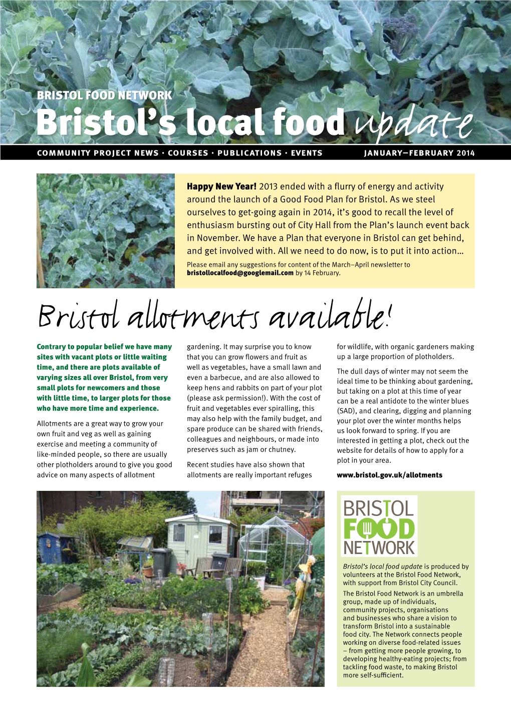 Bristol Allotments Available! Contrary to Popular Belief We Have Many Gardening