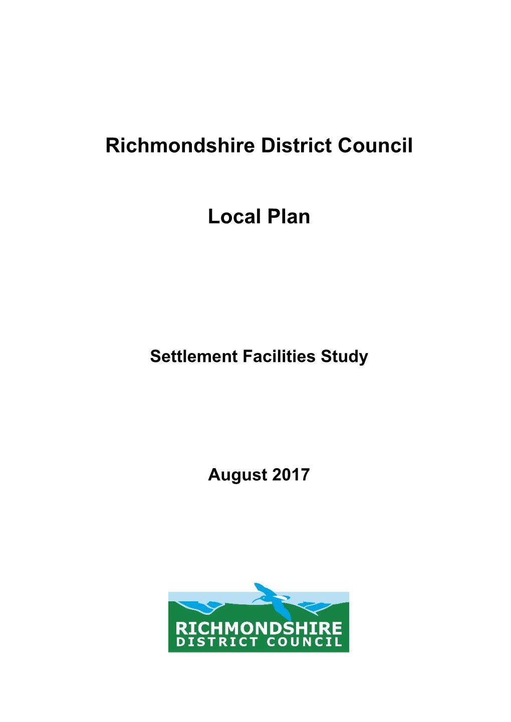 Settlement Facilities Studyaug 2017