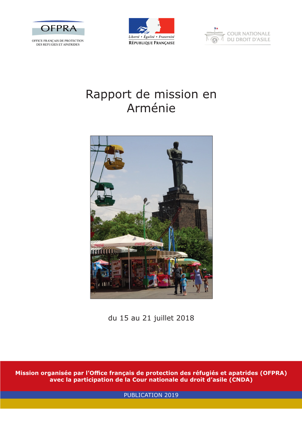 Rapport De Mission En Arménie