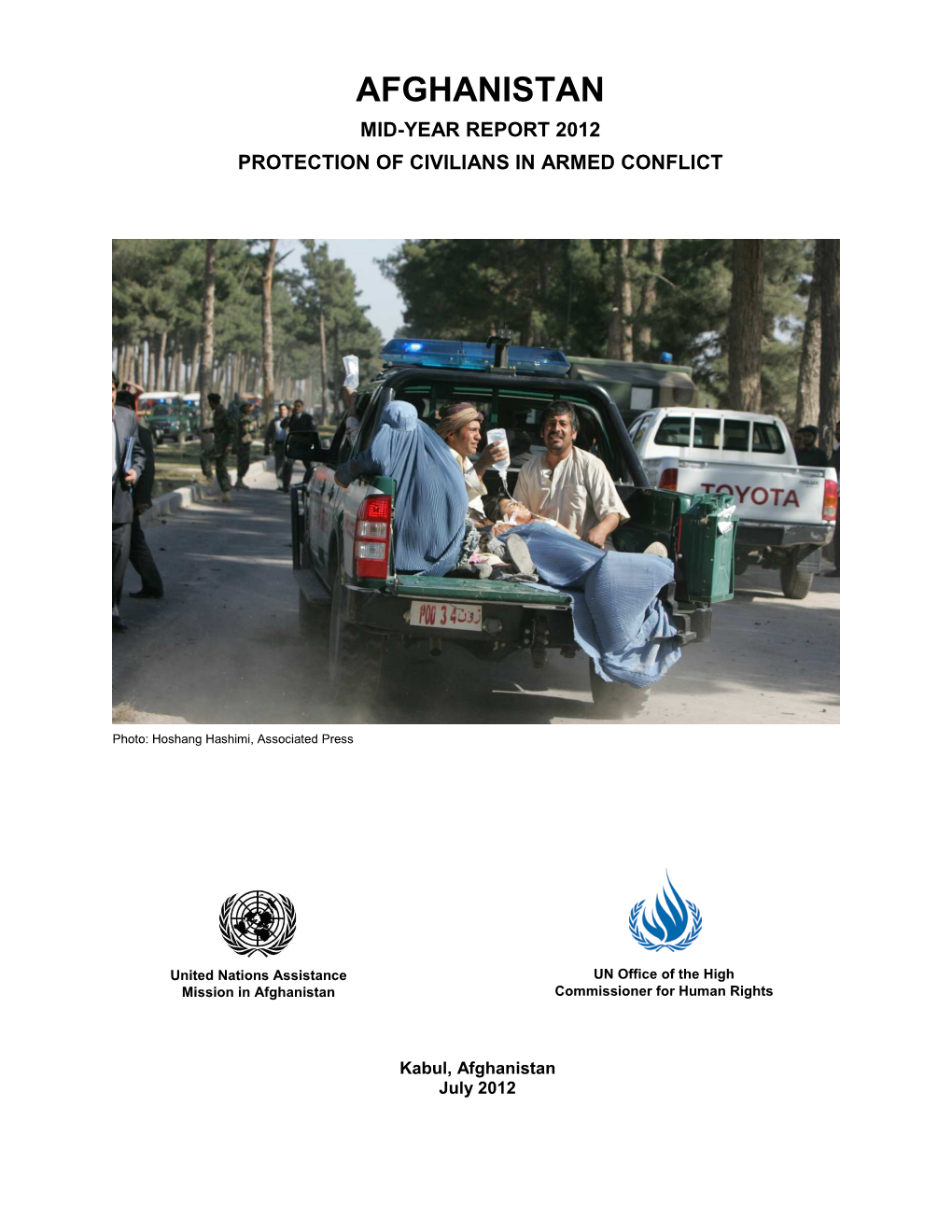 UNAMA Protection of Civilians in Conflict Midyear Report for 2012