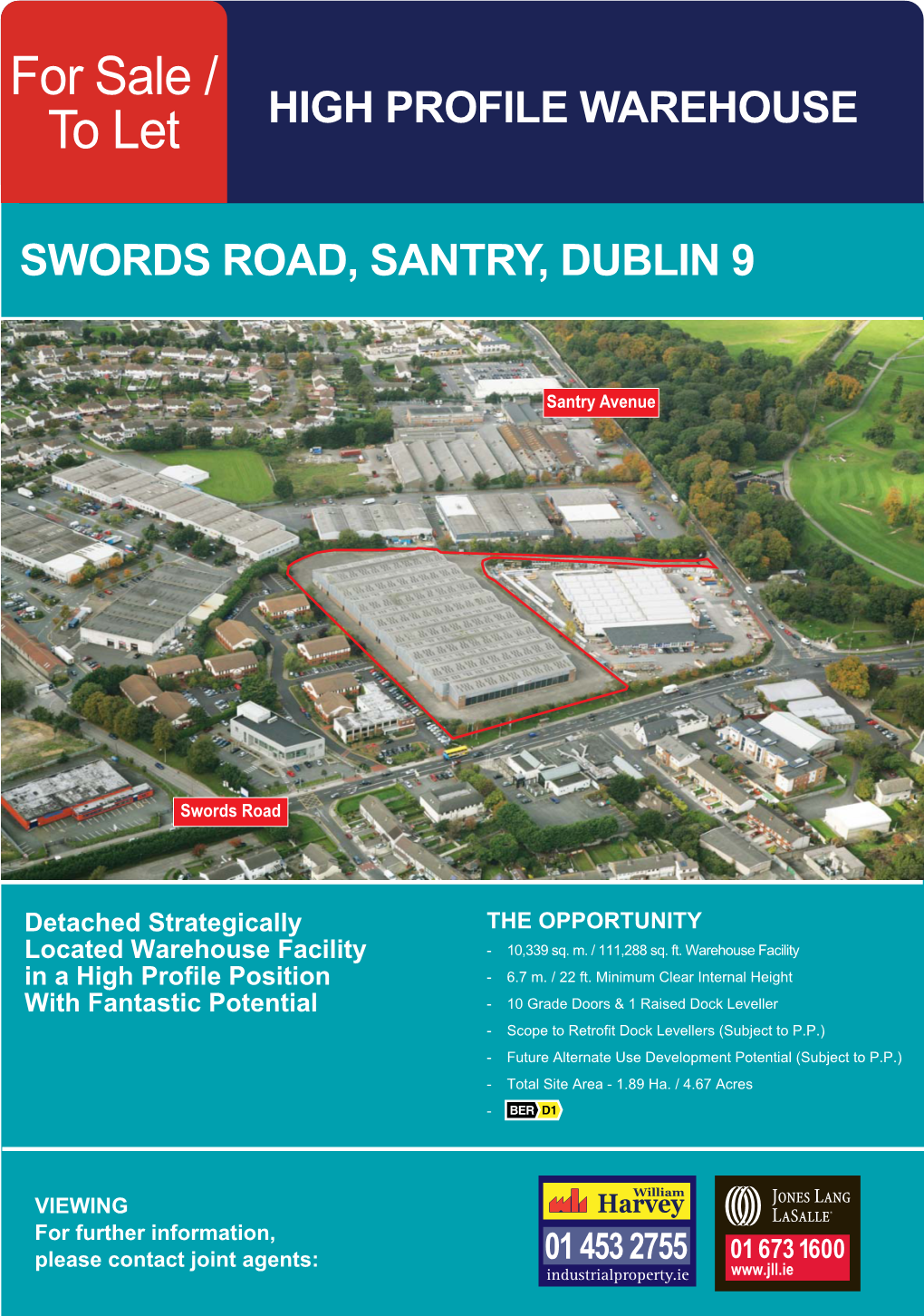 Swords Road, Santry, Dublin 9 High Profile Warehouse