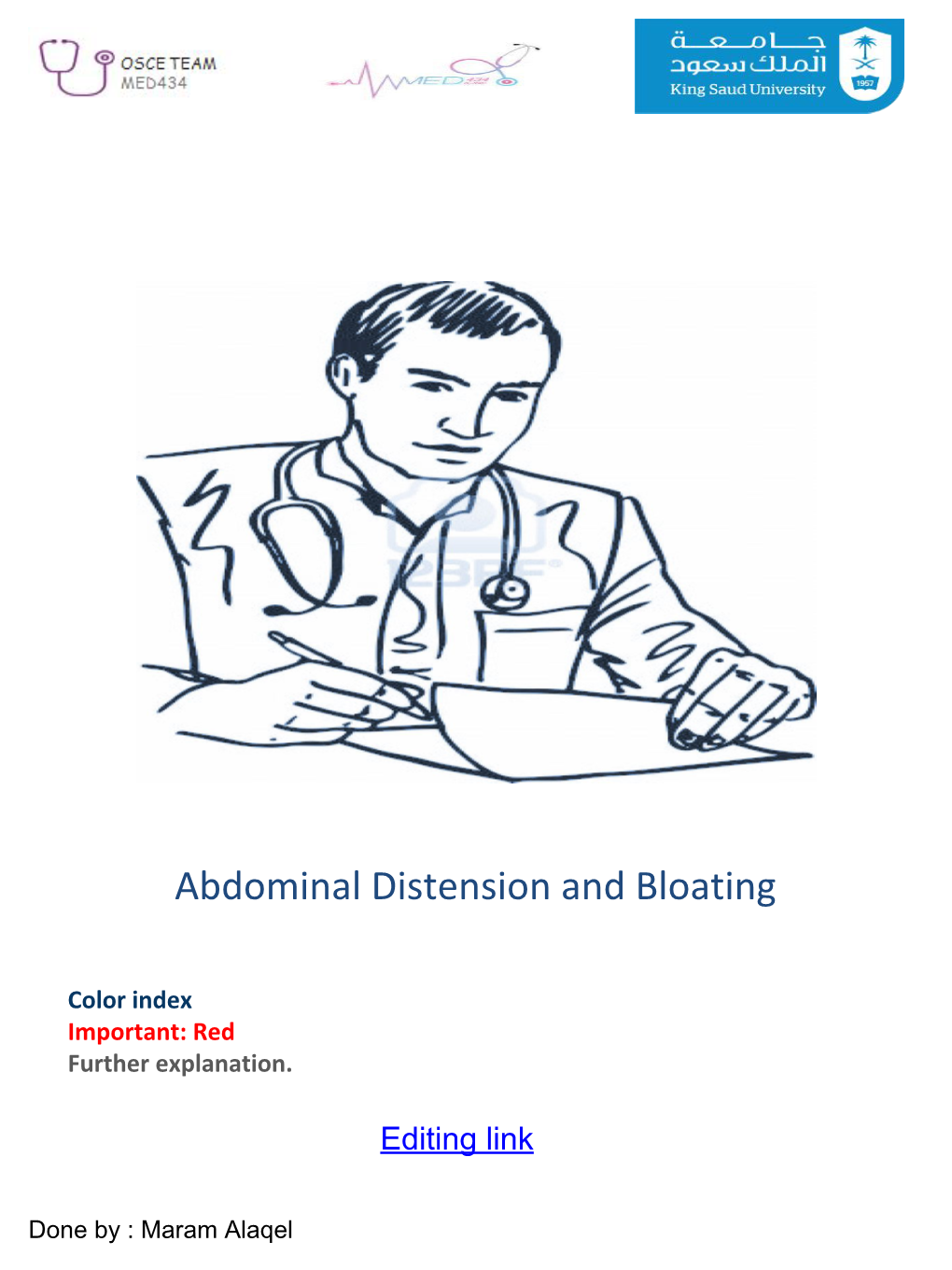 Abdominal Distension and Bloating