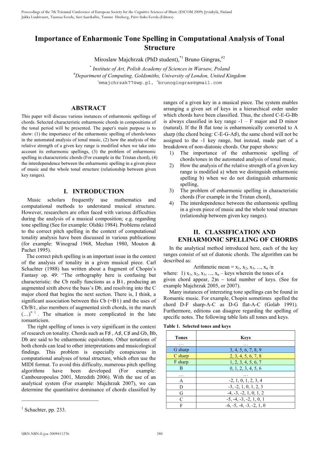 Importance of Enharmonic Tone Spelling in Computational Analysis