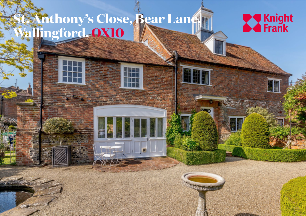 St. Anthony's Close, Bear Lane, Wallingford, OX10