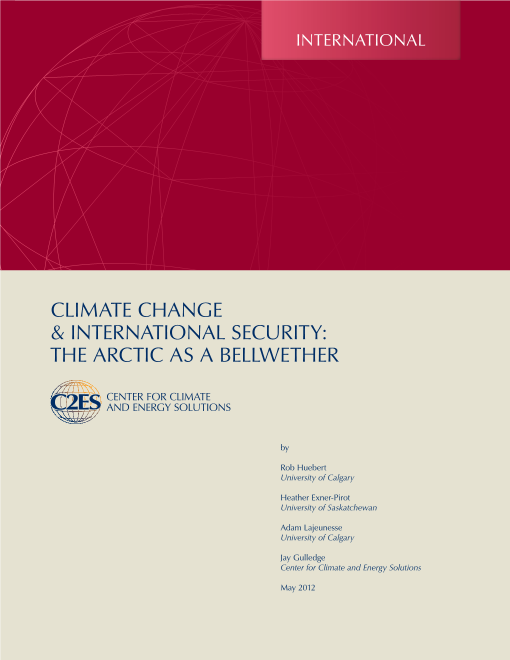 Climate Change & International Security: the Arctic As a Bellwether