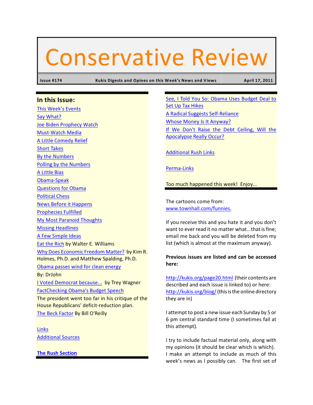 Conservative Review