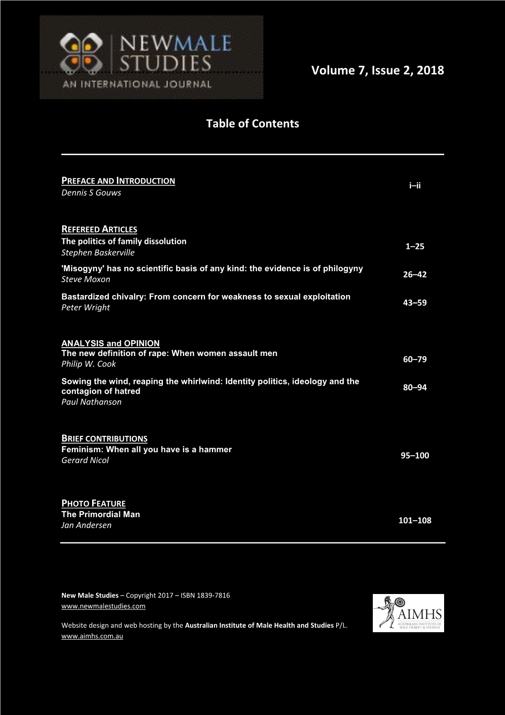 Volume 7, Issue 2, 2018