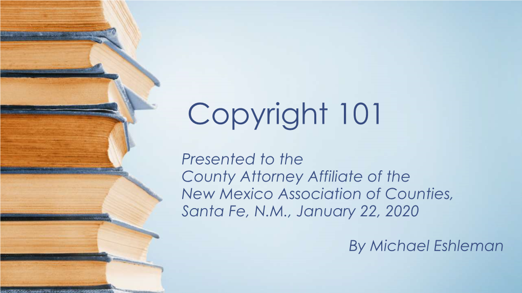 Copyright 101