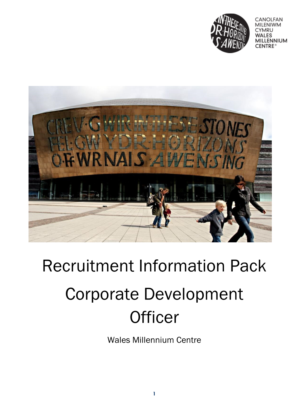 Recruitment Information Pack Corporate Development Officer