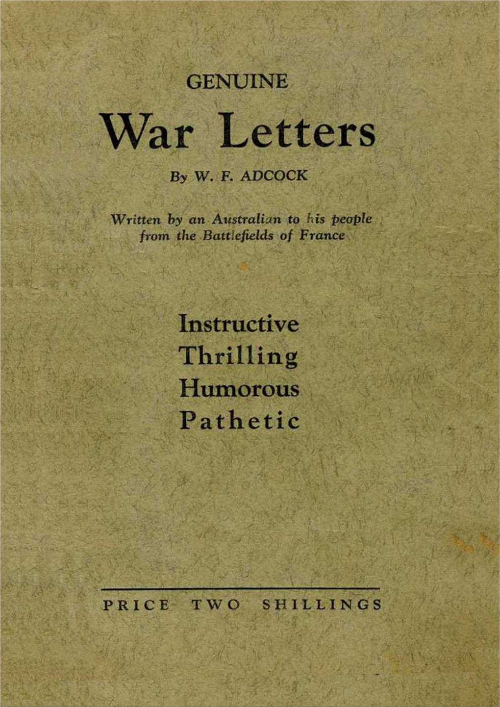 Genuine War Letters